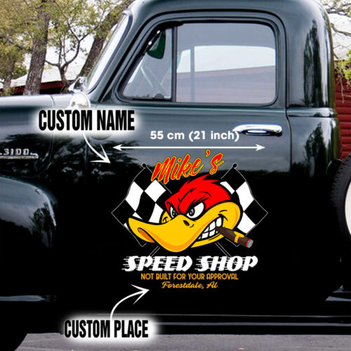 Personalized Mr. Horsepower Large Sticker For Car Door And Window Dingmun