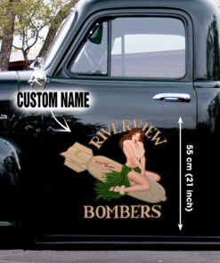 Bomber Nose Art Decals For Side Door Car And Car's Window