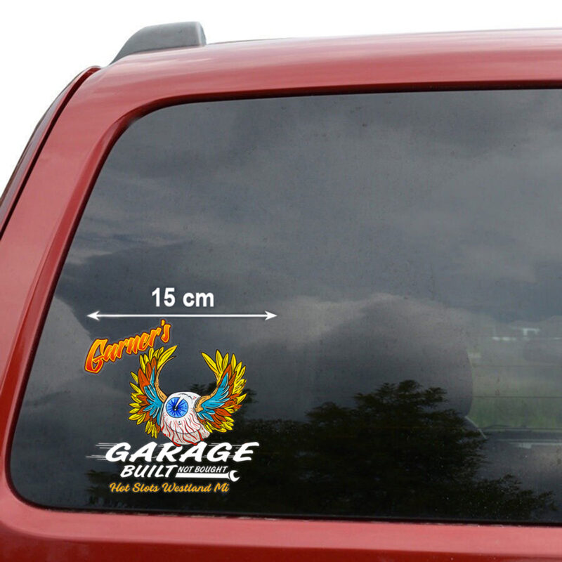 Hot Rod Flying Eyeball Pinstripe Vinyl Decals For Car