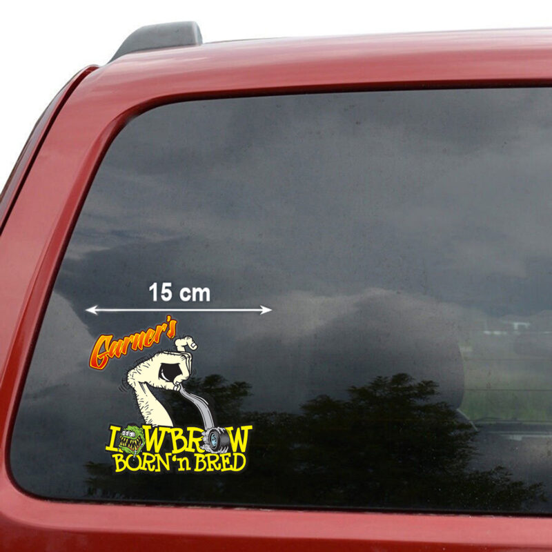 Lowbrow Born And Bred Rat Fink Hot Rod Vinyl Decals For Car
