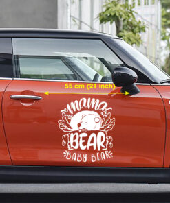 Mama Bear Baby Bear Best Vinyl For Car Side Decals Graphics