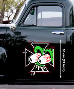 Rat Fink Hot Rod Monster Truck Window Stickers For Guys