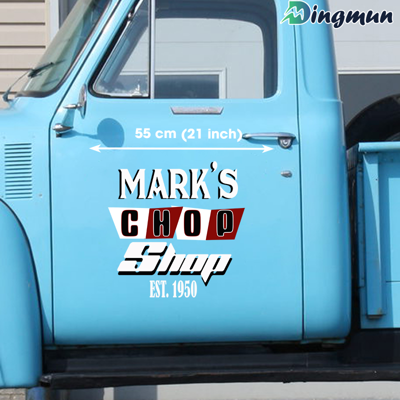 Custom Hot Rod Lettering Vinyl Decals For Cars