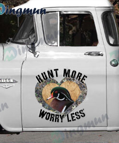 Hunt More Worry Less Duck Hunting Decals Sticker For Cars