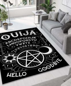 Large Indoor Halloween Ouija Board Area Rug