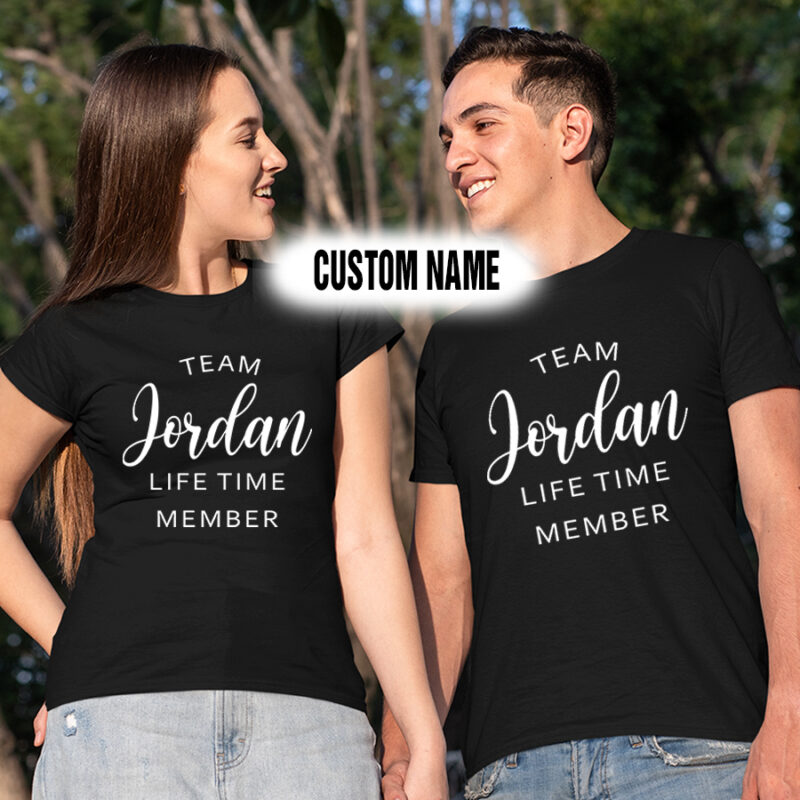 Personalized Name Shirts Team Jordan Life Time Member