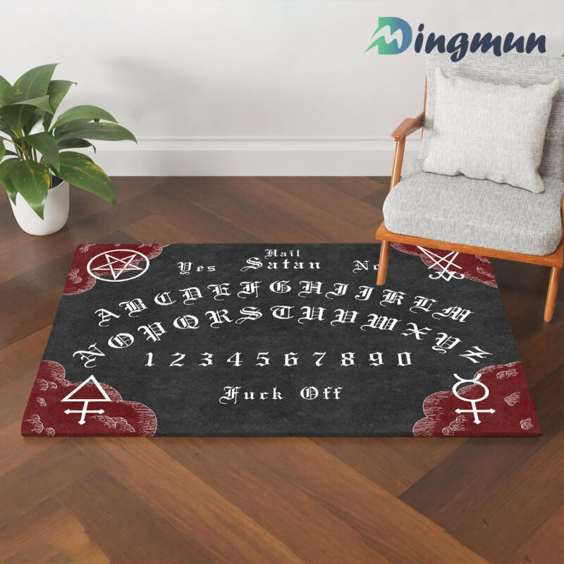 Satanic Ouija Board Large halloween Rug