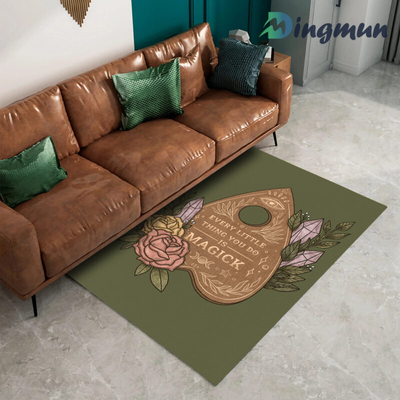 Vintage Every Little Thing You Do Is Magick Ouija Planchette Rug