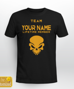 Personalized Team Last Name Lifetime Member T Shirt