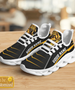 Personlaized Name Sneakers With Lion Warrior