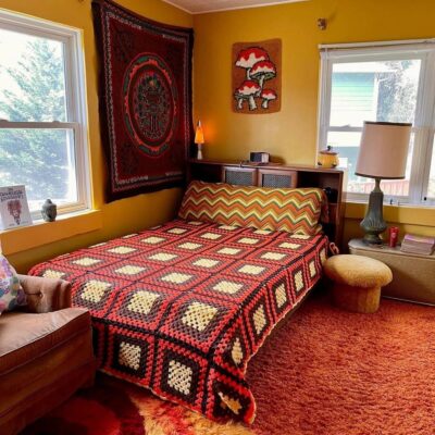 Hang Colorful Tapestries Or Curtains On Your Windows