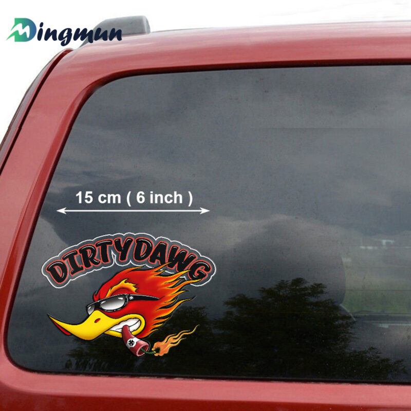 Hot Rod Mr. Horsepower Woodpecker Sticker Car Decals Personalized