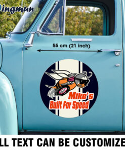 Personalized Dodge Bee Vinyl Decals For Hot Rod Cars