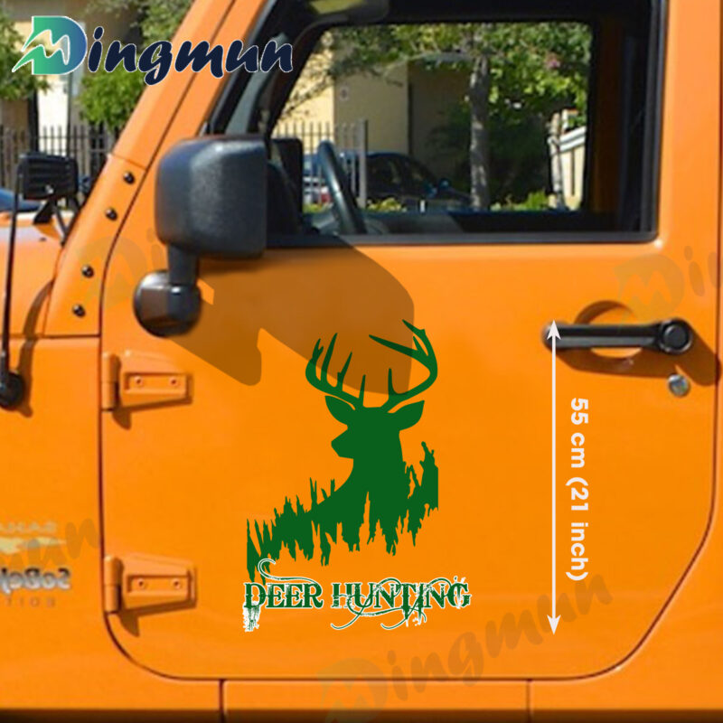 Whitetail Deer Bow Rifle Hunting Vinyl Decals