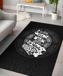 See You in Valhalla Viking Style Area Rug