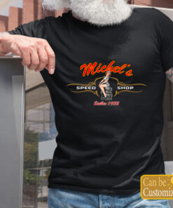 Custom Old School Hot Rod Pin Up Girl Shirt