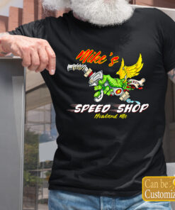 Funny Personalized Rat Fink Speed Shop T Shirts