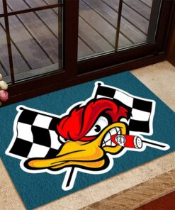 Hot Rod Duck Speed Shop Door Mat