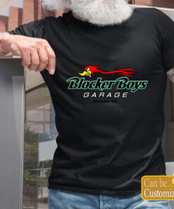 Personalized Hot Rod Garage Blocker Boys Old School T Shirt