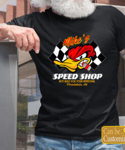 Personalized Hot Rod Garage Speed Shop Hot Rod Duck T Shirts