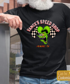 Personalized Rat Fink Speed Shop T Shirts