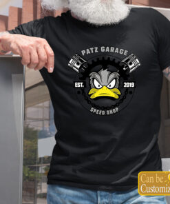 Personalized Rat Rod Duck Garage Shirts