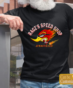 Personalized Speed Shop Hot Rod Woodpecker T Shirts