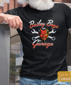 Red Devil Hot Rod Garage Pinstripe T Shirts