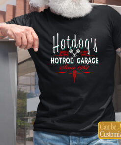 Vintage Hot Rod Garage Pinstripe T Shirts