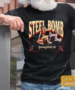 Vintage Speed Shop Bomber Pin Up Girl T Shirts