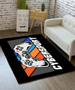 Washable Kids Bedroom Rug with Video Game Gaming Area Rugs for Living Room Décor