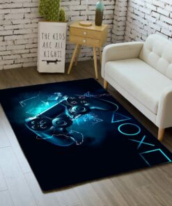 Comfy Gamer Area Rugs for Boys with Non-Slip Dining and Living Play Mat