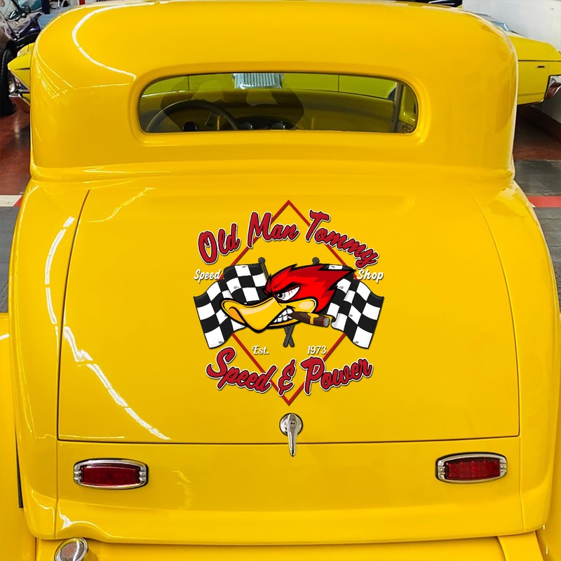 Custom Car Door Decal - Personalized Graphics For Hot Rod Enthusiasts ...