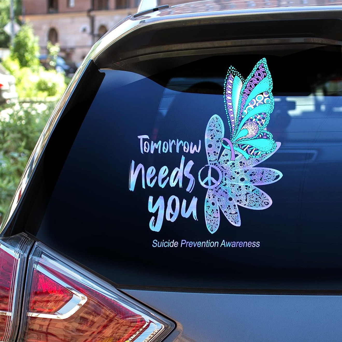 Suicide Prevention Decals - Awareness Butterfly Car Decal, Suicide ...